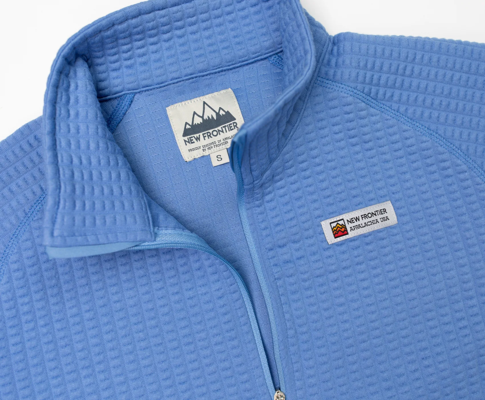 Women's Waffle 1/2 Zip (Hydrangea)