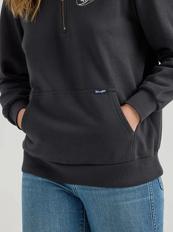 Women's Wrangler Long Live Cowboys 1/4 Zip Pullover