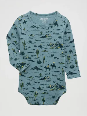 Wrangler Little Boy's Western Print Bodysuit