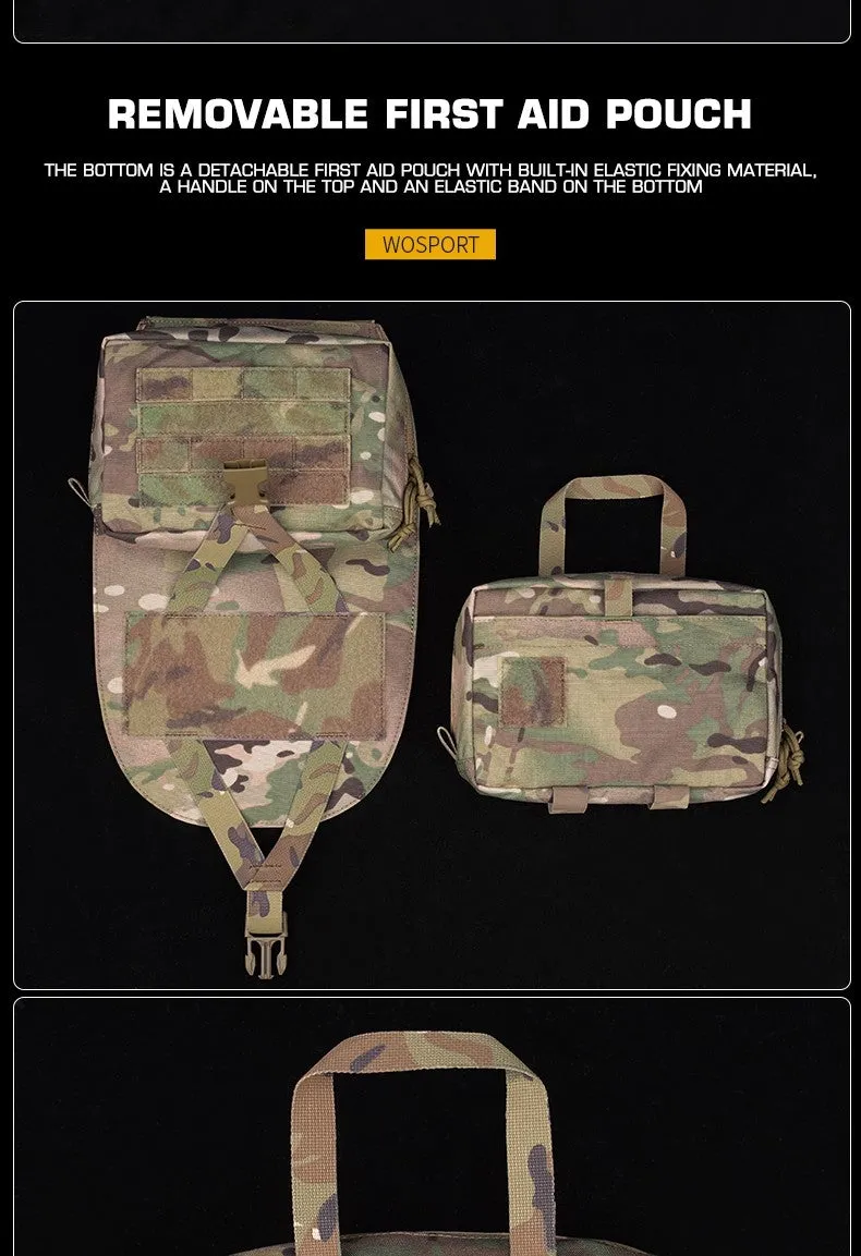 WST Scarab Tactical Molle Backplate - Ranger Green