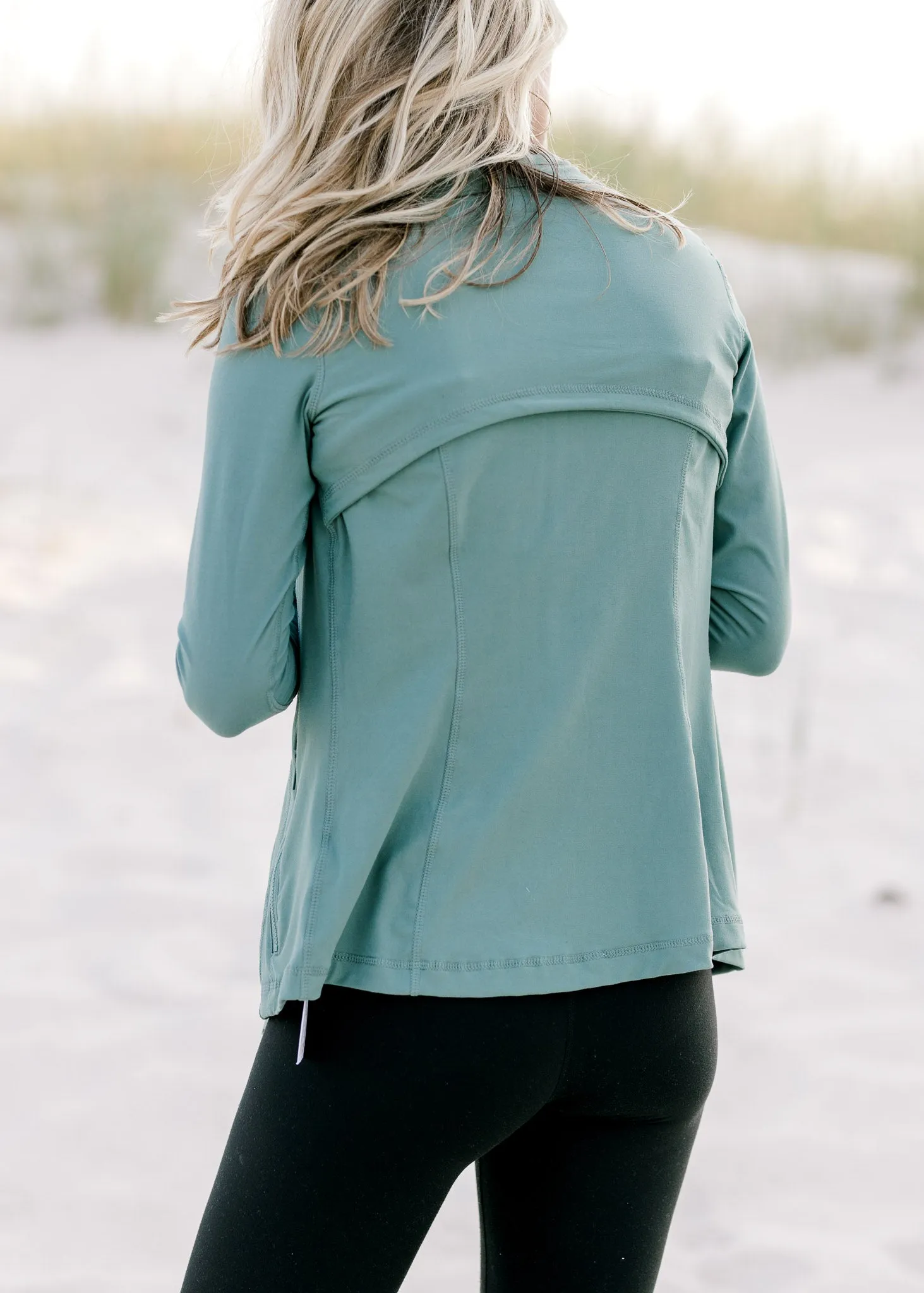 X Teal Athleisure Jacket