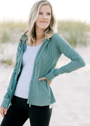 X Teal Athleisure Jacket