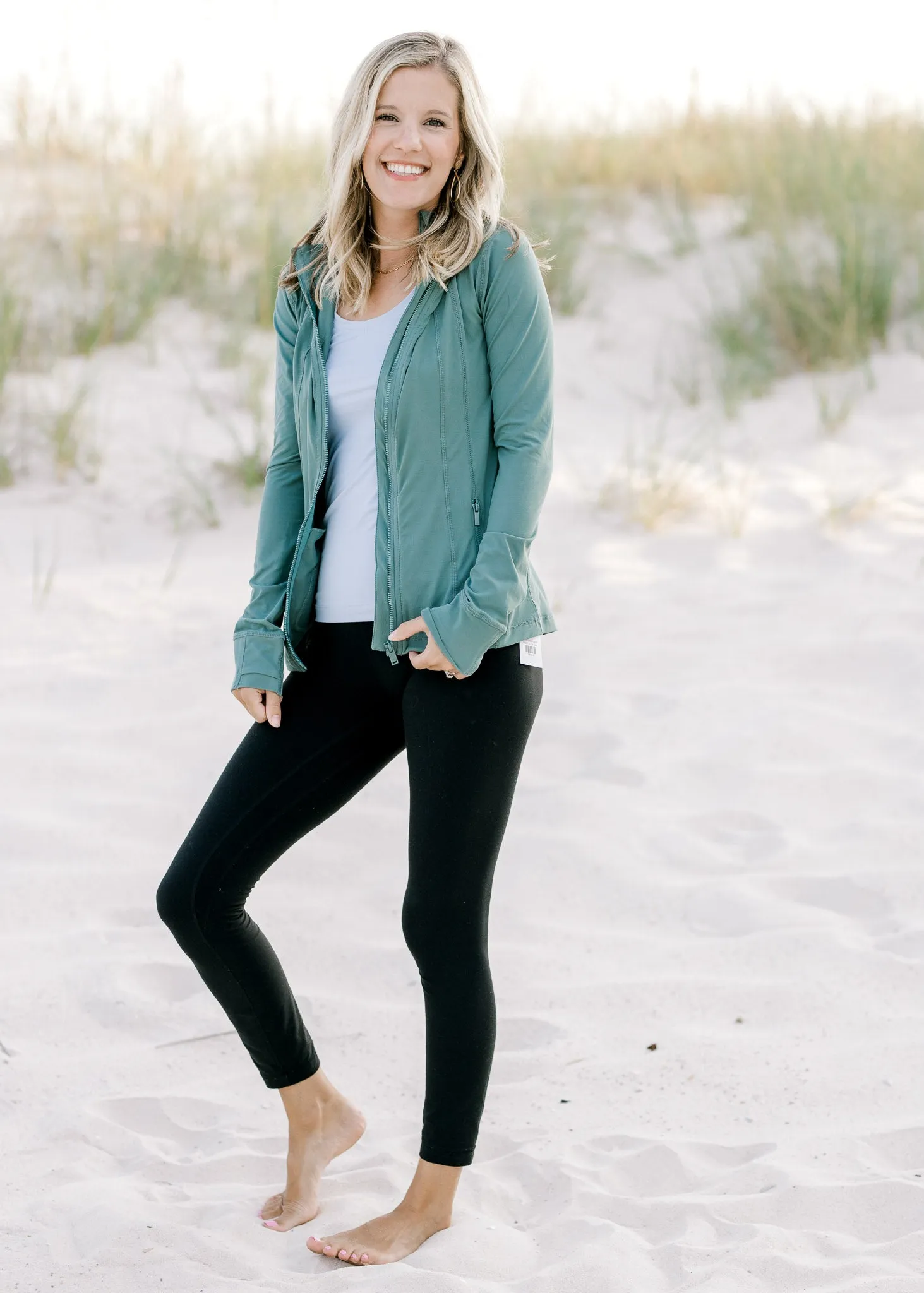 X Teal Athleisure Jacket