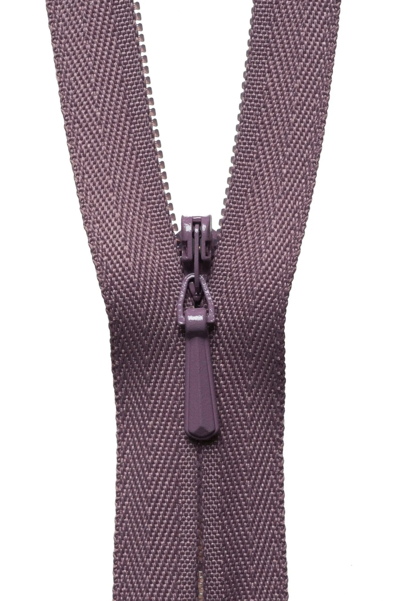 YKK Concealed / Invisible Zip - 41cm / 16'' - Grape 206