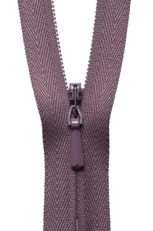 YKK Concealed / Invisible Zip - 41cm / 16'' - Grape 206