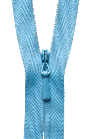 YKK Concealed / Invisible Zip - 41cm / 16'' - Sky 545