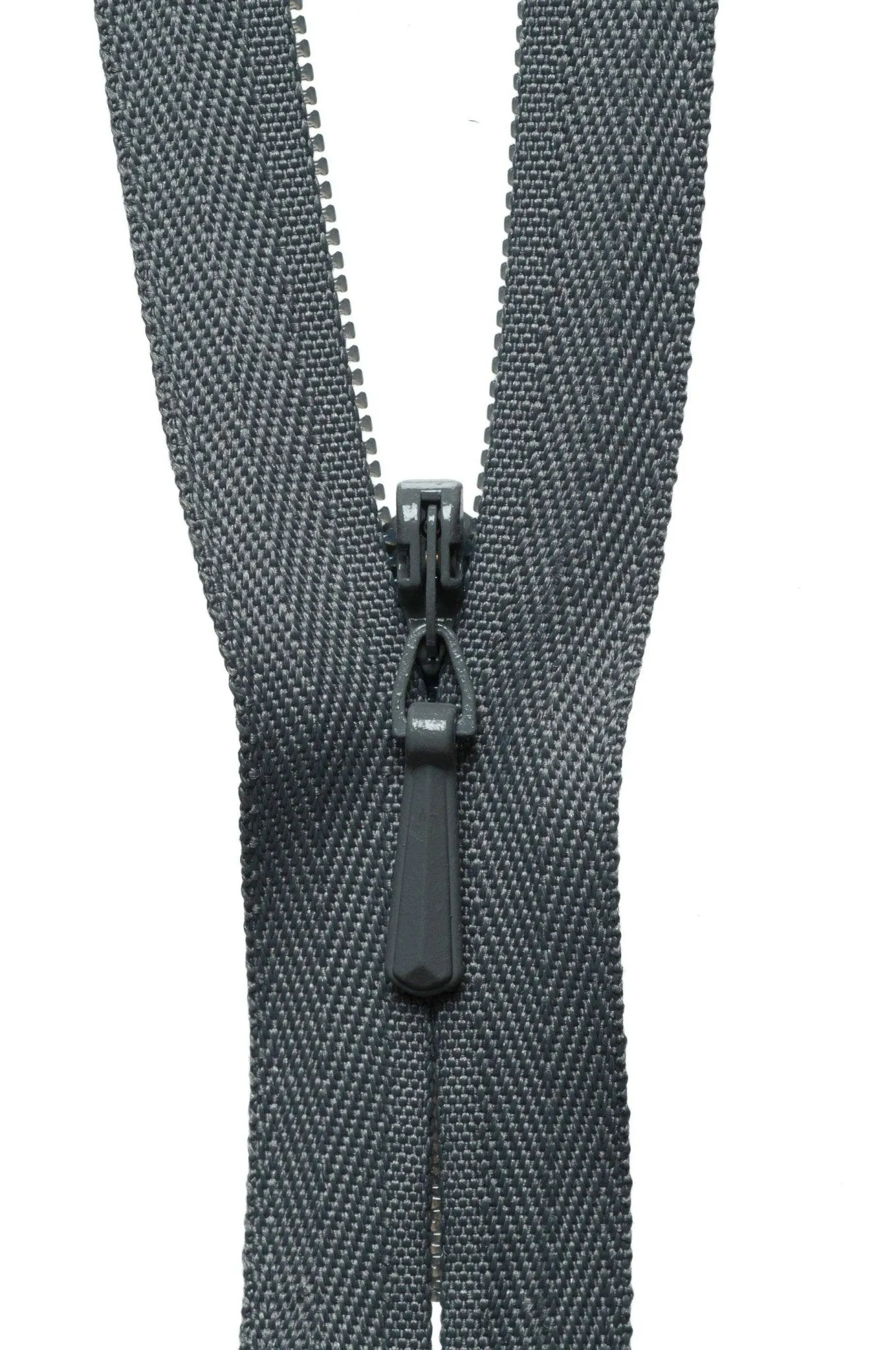 YKK Concealed / Invisible Zip - 56cm / 22'' - Elephant 275