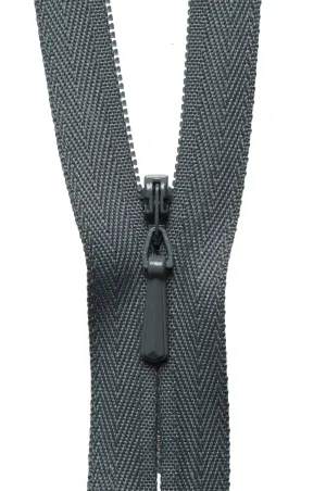 YKK Concealed / Invisible Zip - 56cm / 22'' - Elephant 275