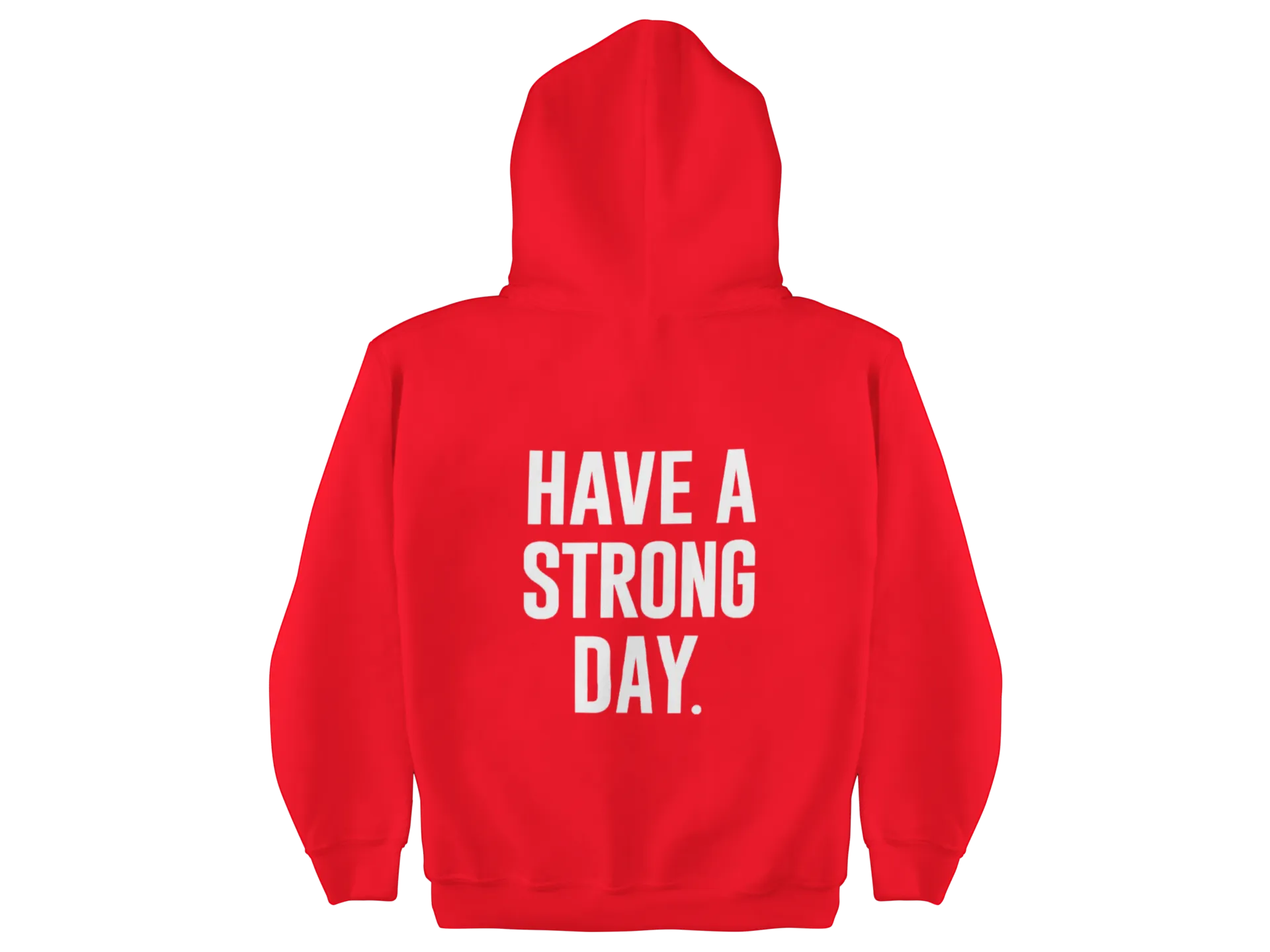 Youth Logo Statement Zip Up Hoodie - Red