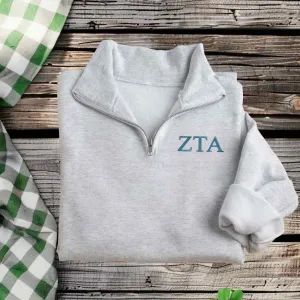 Zeta Tau Alpha Qzip Sweatshirt