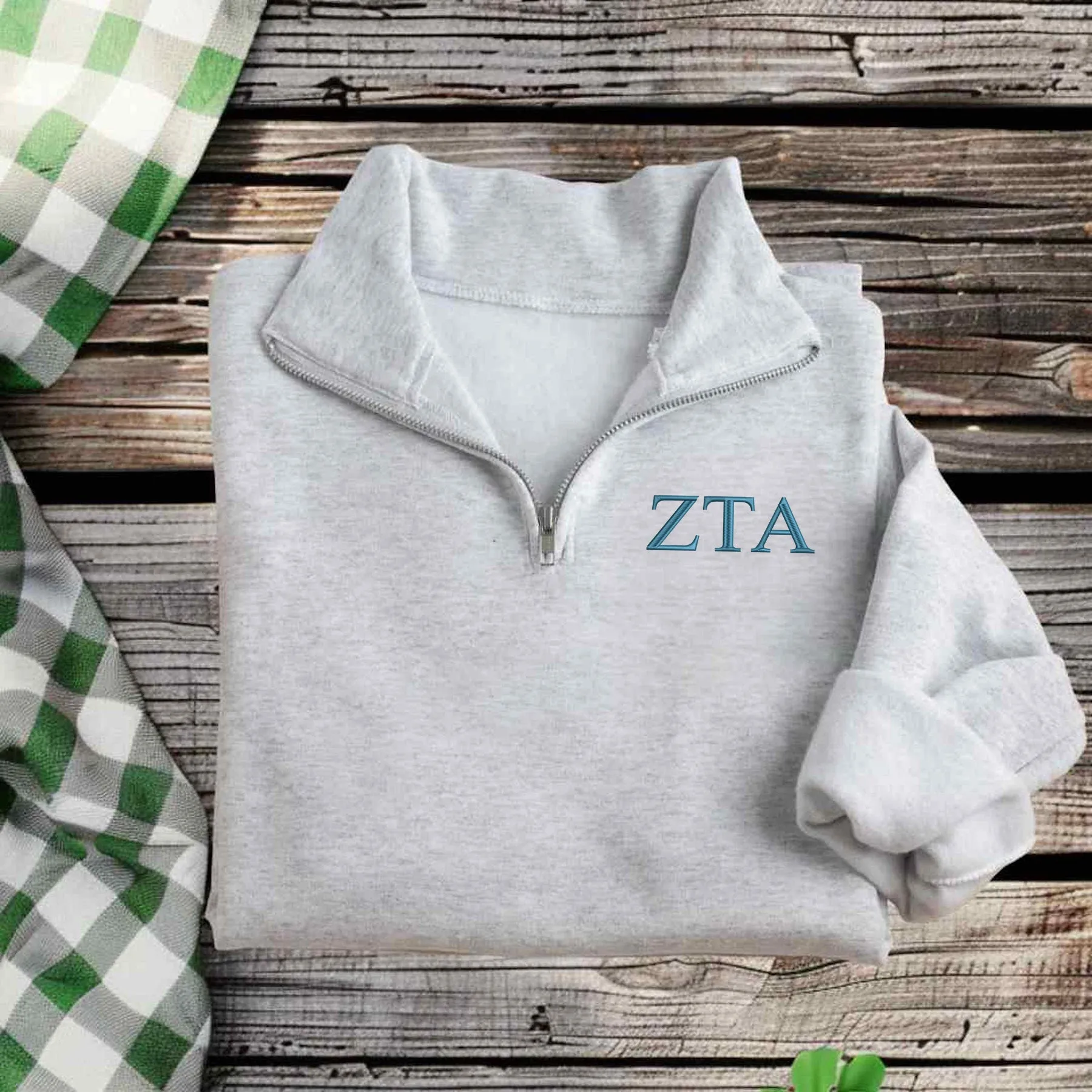 Zeta Tau Alpha Qzip Sweatshirt